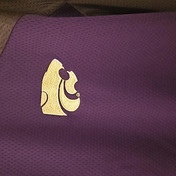 K-State Wildcats Pullover 1/4 Zip Shirt Men’s 2XL Purple Long Sleeve, NWOT - Picture 2 of 5